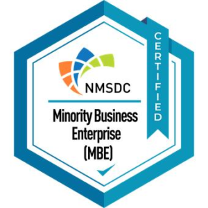 NMSDC Minority Business Enterprise certified badge